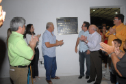 Descerramento da placa Quadra Coberta Angélico Aguiar